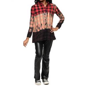 NEW TULIP CLOTHING autumn button down shirt in bridgewater flannel